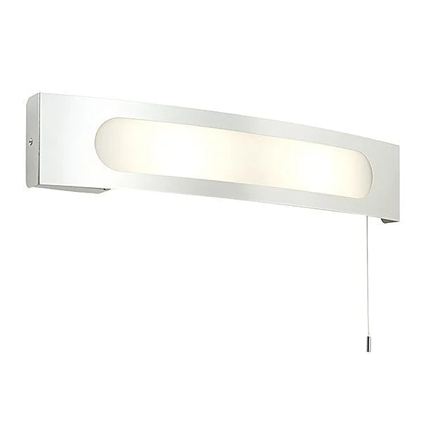 Convesso 25 Watt Stainless Steel Wall Light with Shaver Socket