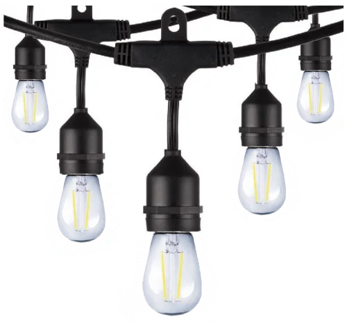 Westgate Indoor/Outdoor Linkable LED String Lights (12 Sockets/ 24 ft,)