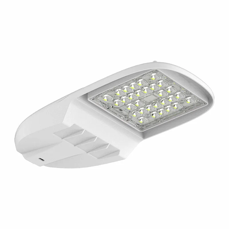 Westgate STL3-50W-50K LED Street/Roadway Light with NEMA Twist-Lock Photocell Socket (120V) - Light Grey