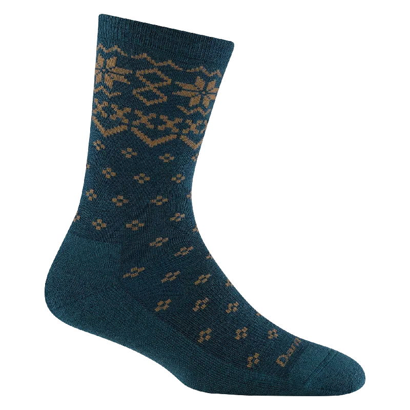 Women's Shetland Crew Lightweight with Cushion Sock - Dark Teal