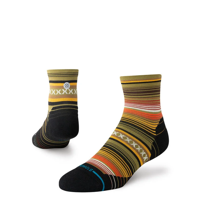 Curren Light Performance Quarter Sock - Olive