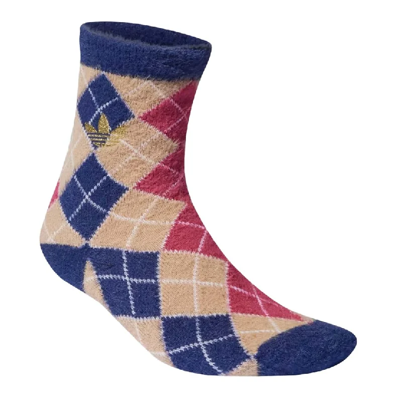 adidas - Women's 1 Pack Fluffy Argyle Sock (IM1556)