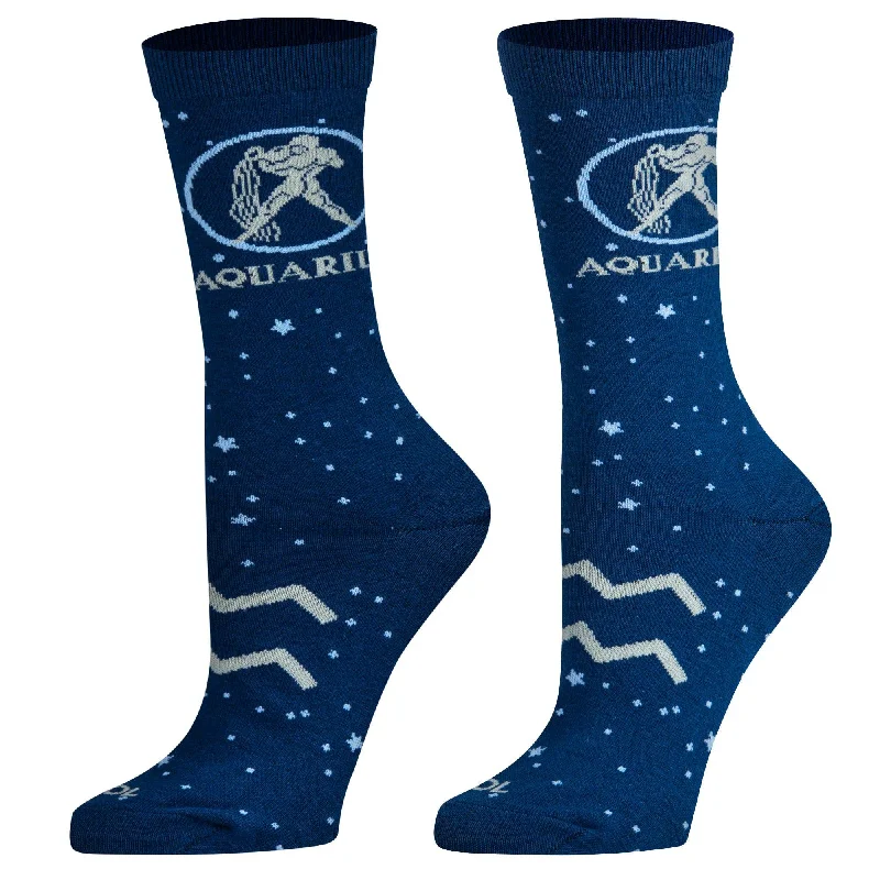 Aquarius  Women's Crew Socks