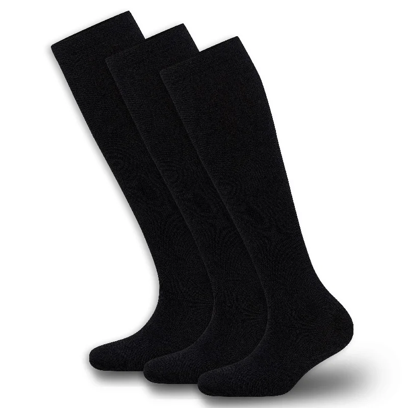 BAMBOOVEN Compression 3 Pairs Socks (20-30mmHg) for Men & Women