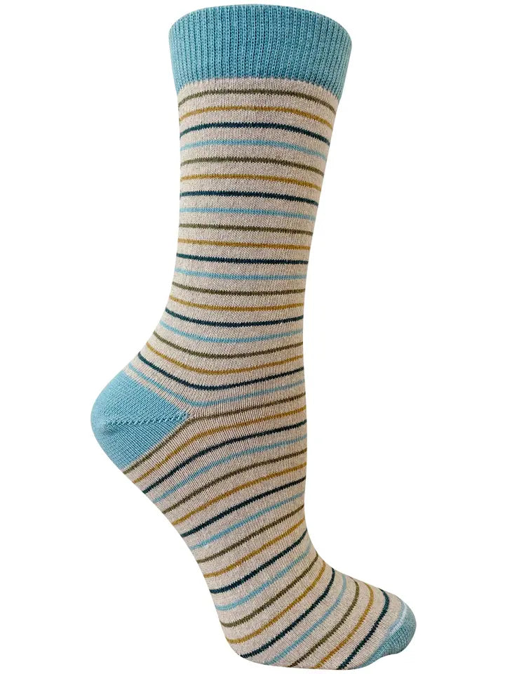 Bernadette | Striped Crew Sock