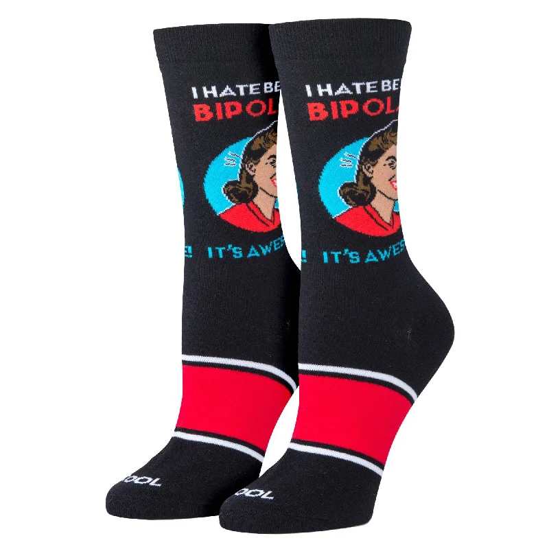 Bipolar Women's Crew Socks