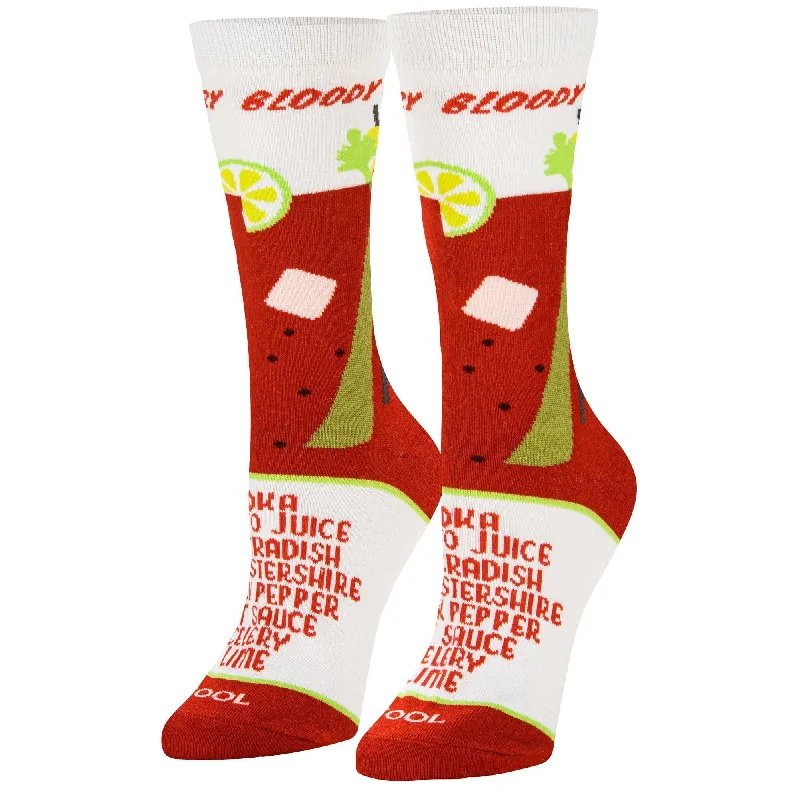 Bloody Mary Recipe Women's Crew Socks