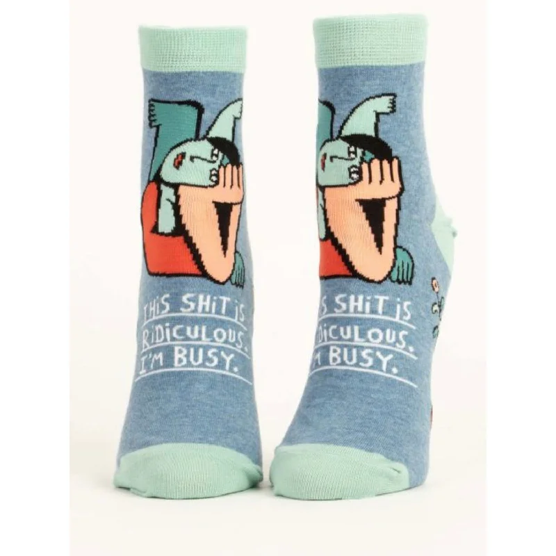 BlueQ This Shit Is Ridiculous Women's Socks