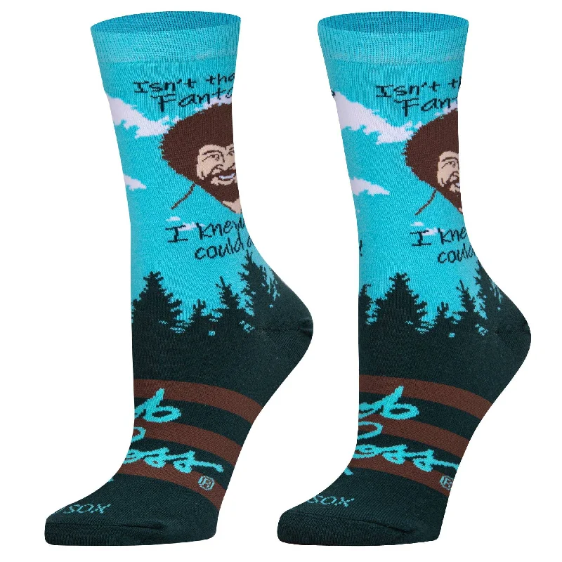 Bob Ross You Can Do It  Women's Crew Socks