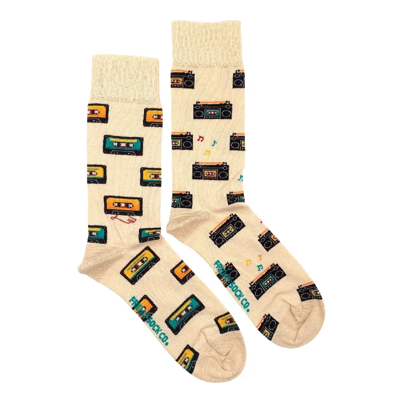 Men's Cassette & Boom Box Socks