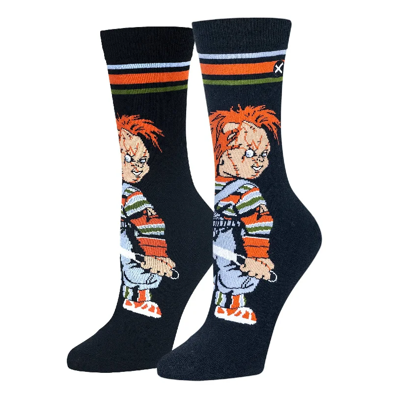 Chuckys Back  Women's Crew Socks