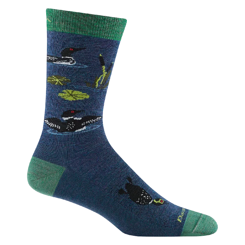 Men's Diver Crew Lightweight Lifestyle Sock - Denim