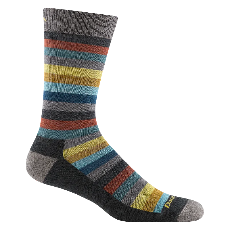 Men's Merlin Crew Lightweight Lifestyle Sock - Charcoal