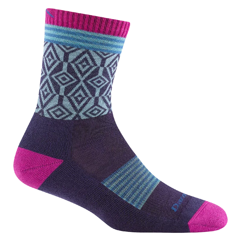 Women's Sobo Micro Crew Lightweight Hiking Sock - Blackberry