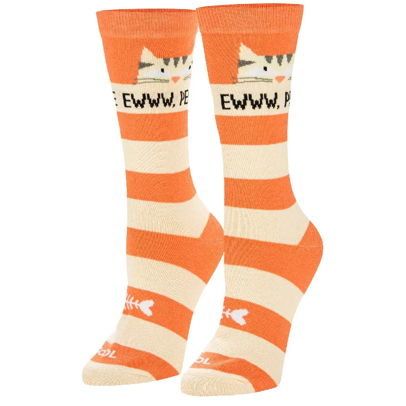 Eww People Cats Women's Crew Socks