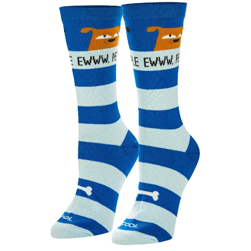 Eww People Dogs Women's Crew Socks