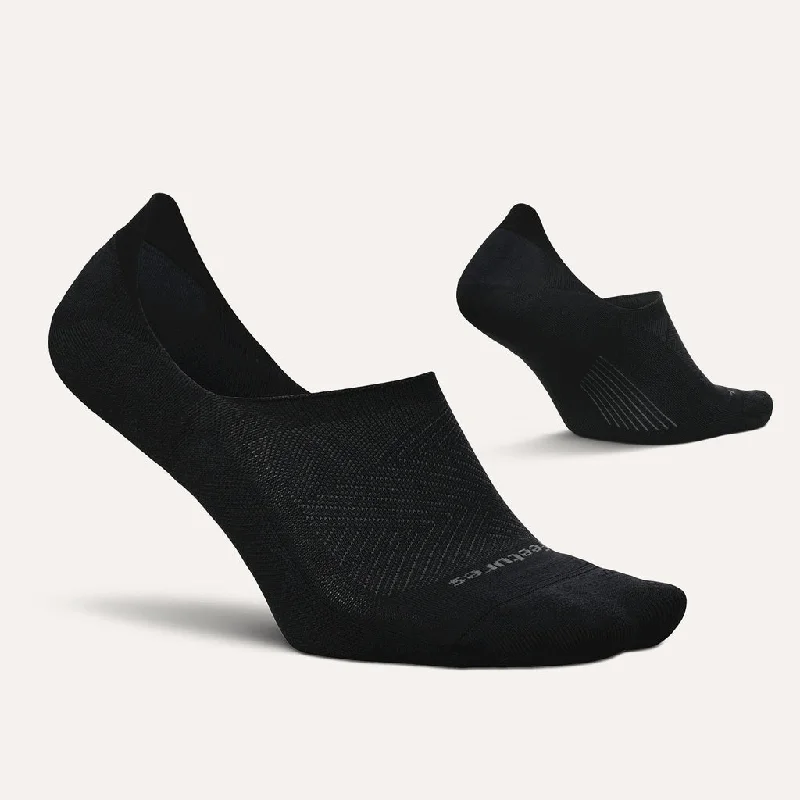 Elite Invisible Light Cushion Sock - Black