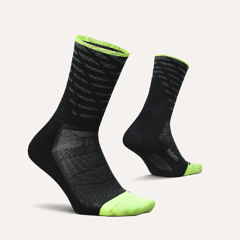 Elite Light Cushion Mini Crew Sock - Tempo Black