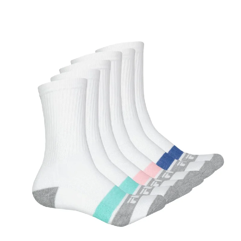 FILA - Women's 6 Pack Crew Socks (FW0123 COMBO1)