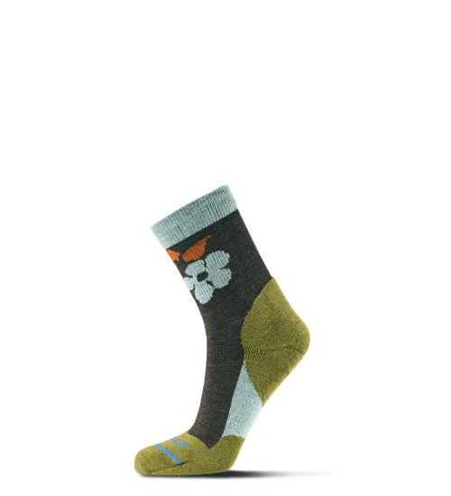 Women's Light Hiker Floral Mini-Crew Sock