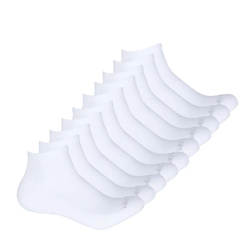 Fruit Of The Loom - Women's 10 Pack Ankle Sock (FRW10012QX WHITE)