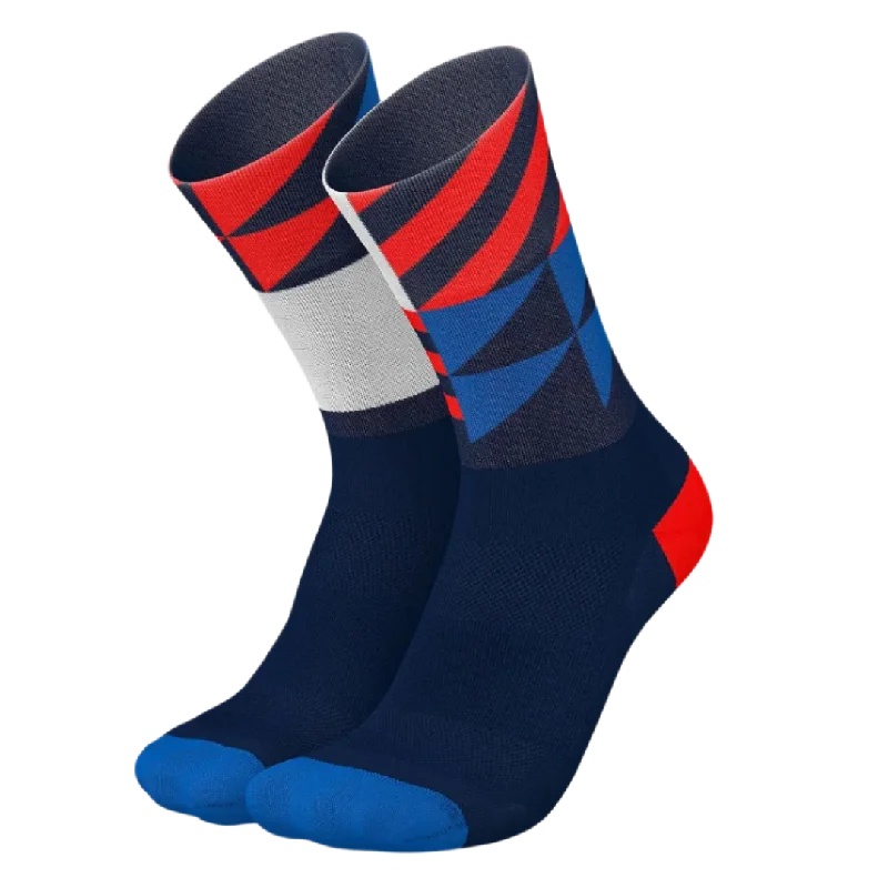 Incylence - Ultralight Elements Long Sock - Navy Blue Inferno