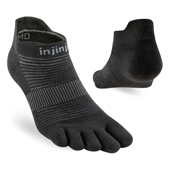 Run Lightweight No-Show Sock - Black