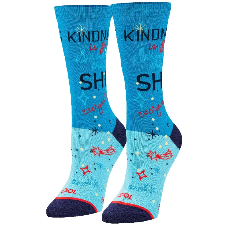 Kindness Is Free Women's Crew Socks