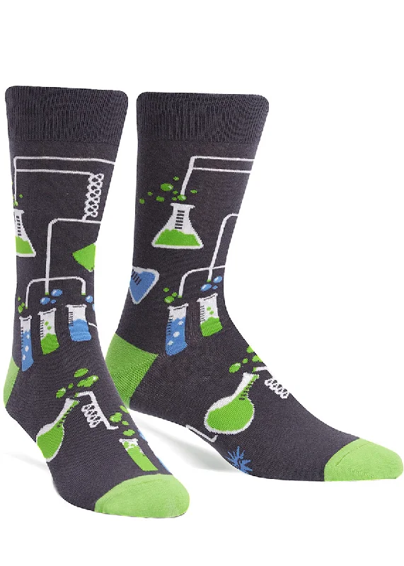 Laboratory Glow-in-the-Dark Men's Socks