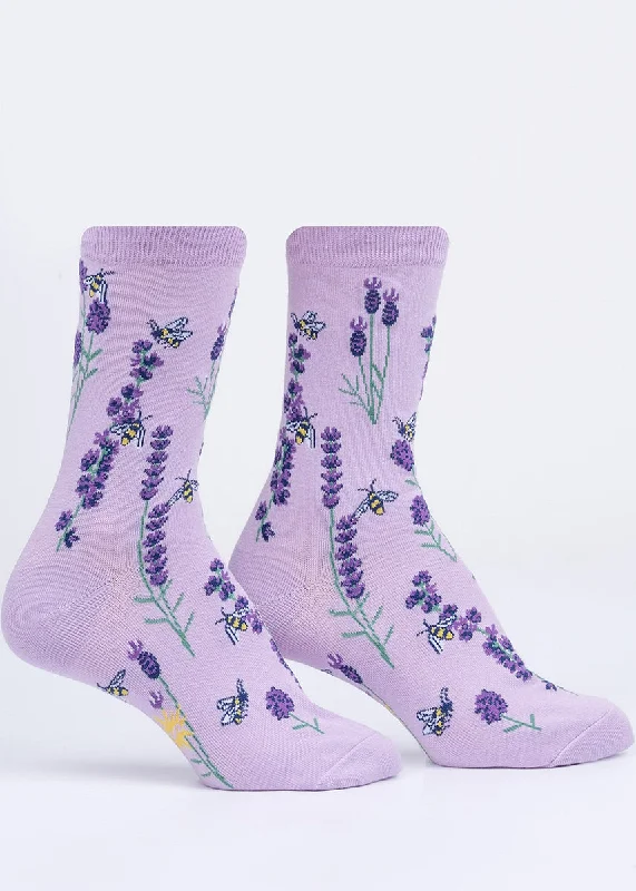 Lavender & Bees Women's Socks