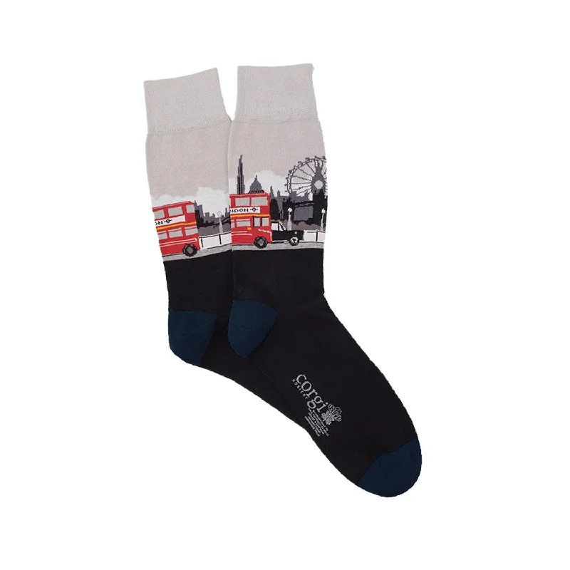 Men's London Scene Cotton Socks