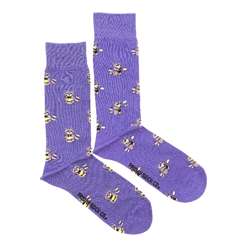 Men's Raccoon Cooking Socks