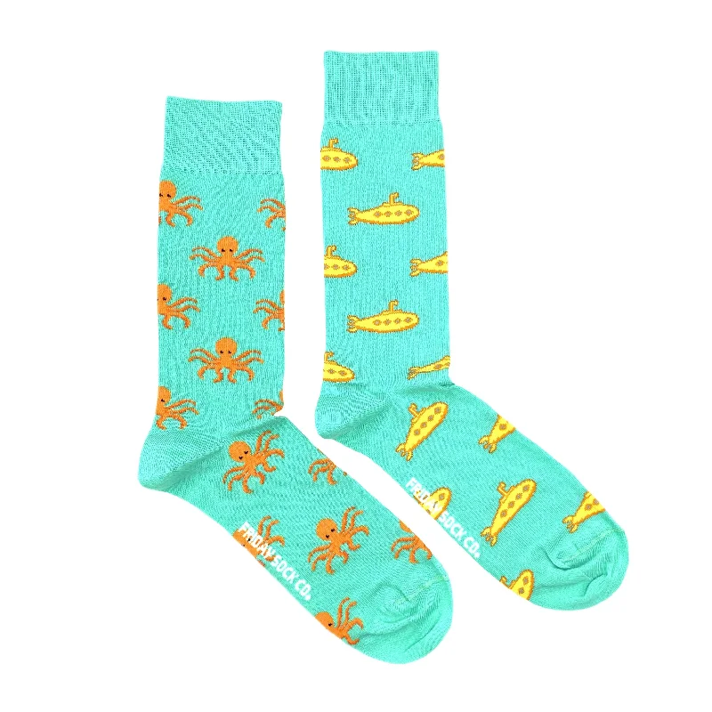 Men's Submarine & Octopus Socks