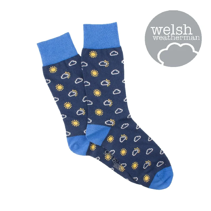 Men's Welsh Weatherman x Corgi Sun Cotton Socks