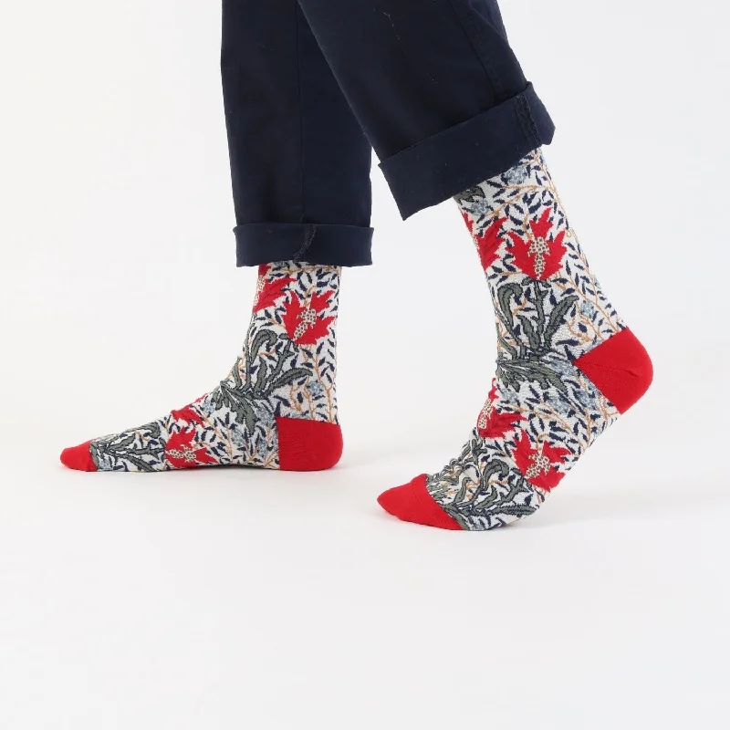 Men's William Morris Borne Cotton Socks