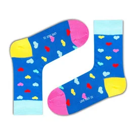 Men's Women's Colorful Hearts Socks