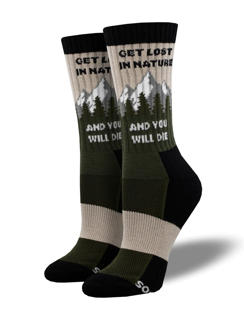 Women's Merino Wool "Get Lost in Nature" Socks