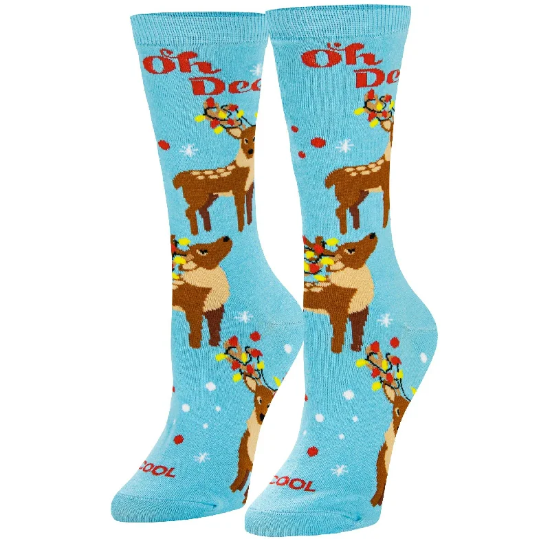 Oh Deer Women's Crew Socks