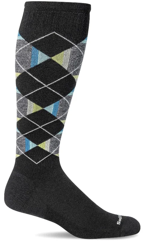 Prism Argyle | Men's Moderate Compression Knee-High