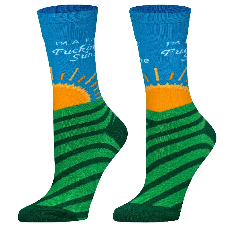 Ray Of Sunshine  Women's Crew Socks