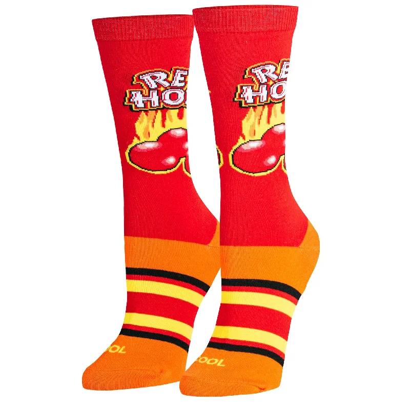 Red Hots Women's Crew Socks