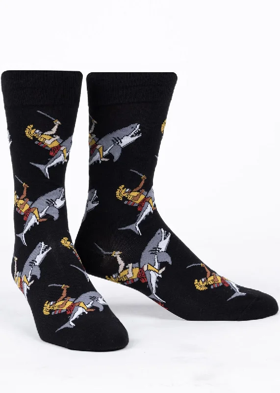 Romans On Sharks Men's Socks