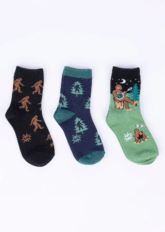 Sasquatch Kids' Socks 3-Pack