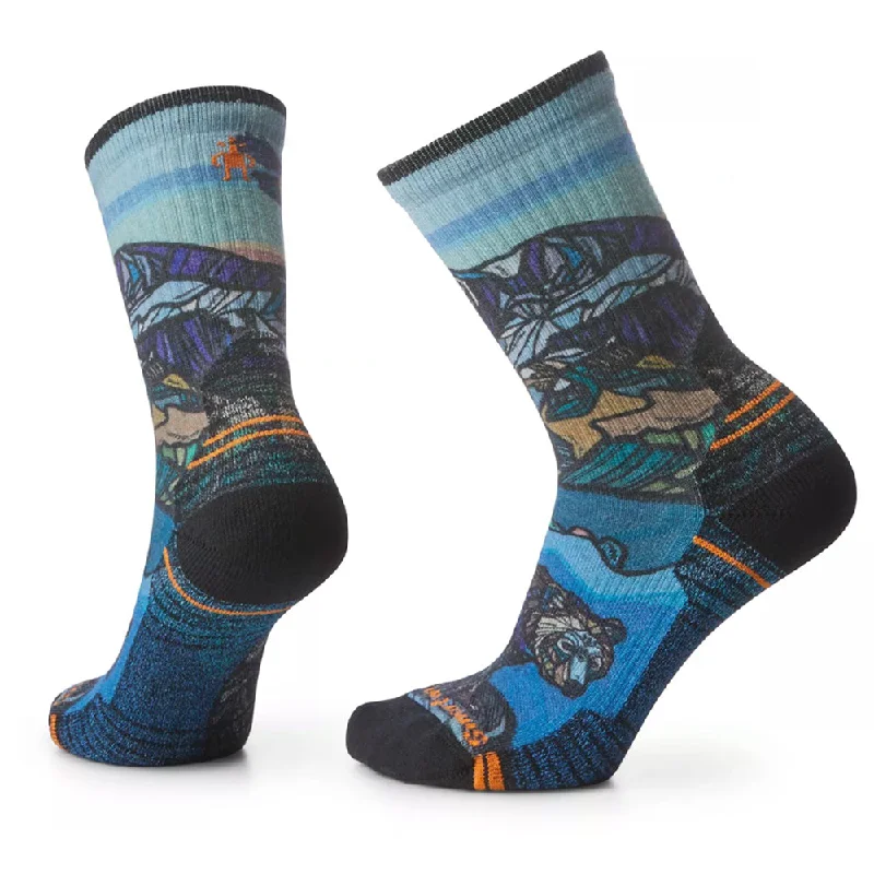 Smartwool Women's Hike Light Cushion Icy Range Print Crew Socks