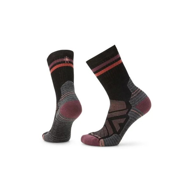 Women's Hike Light Cushion Tube Stripe Crew Socks