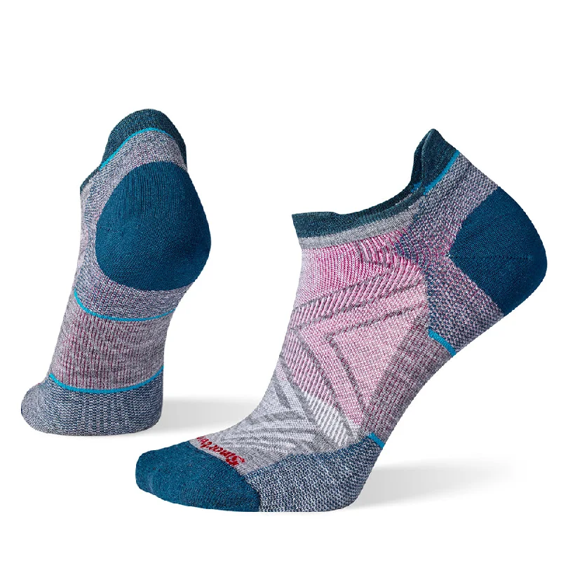 Smartwool Women's Run Zero Cushion Low Ankle Socks - Grey