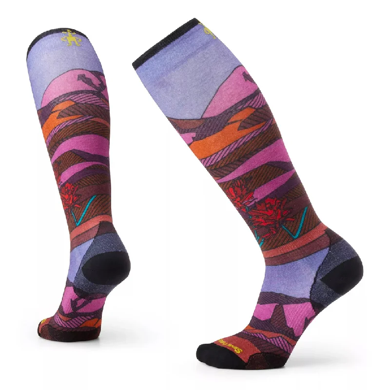 Smartwool Women's Ski Zero Cushion OTC Socks - Floral Field