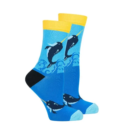 Women's Narwhal Crew Socks