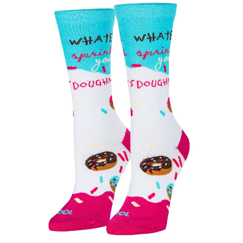 Sprinkles Your Doughnuts Women's Crew Socks