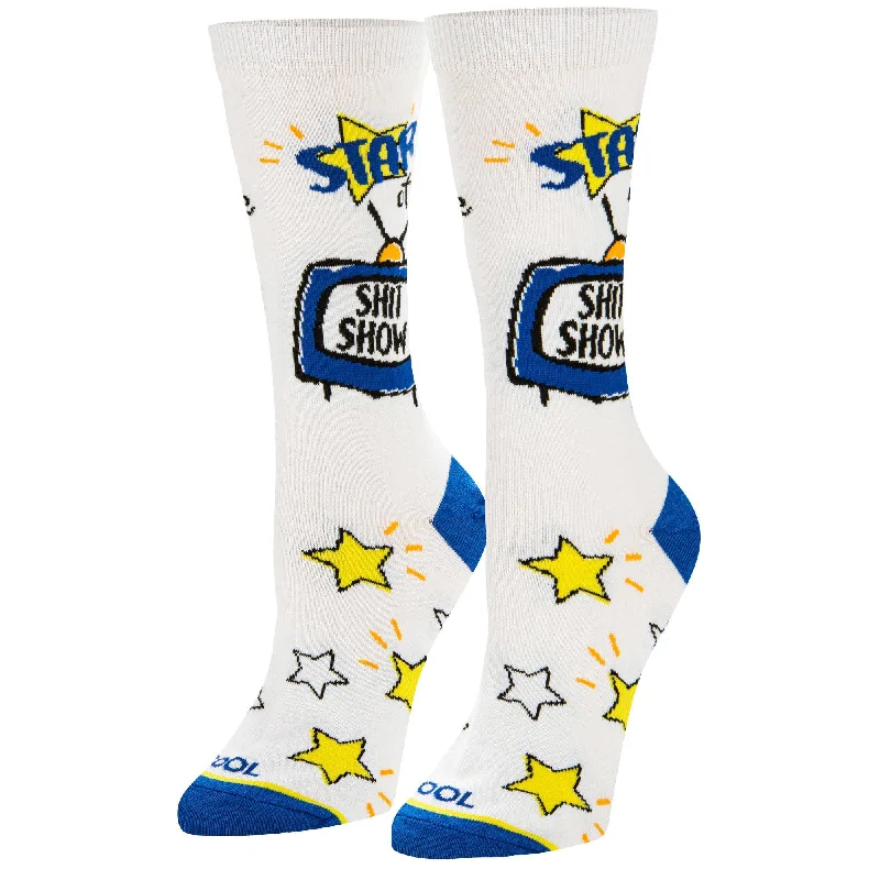 Star Of The Shit Show Women's Crew Socks